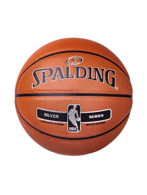 Мяч Spalding NBA Silver размер 5 улица/зал резина