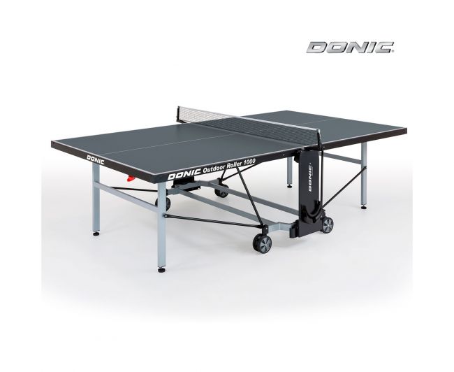Всепогодный теннисный стол Donic Outdoor Roller 1000 Grey
